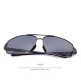 New Men Luxury Polarized Sunglasses Aluminum Alloy Classic Brand Men Sunglasses Gold Frame High quality 