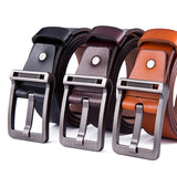 New Men's fashion belt brand genuine leather men belt buckle casual riem high quality ceintures homme