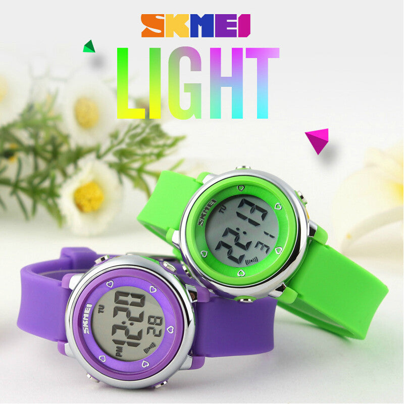 SKMEI Children LED Digital Watch Relogio Feminino Sports Watches Kids Cartoon Jelly Relojes Mujer Waterproof Wristwatches