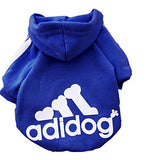 New Soft Cotton Cat Dog Clothes Pet Hoodie Coat Fashion Adidog Costume Warm Sweater Clothing for Small Dogs