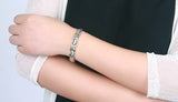 New Stainless Steel Bracelets & Bangles Women Magnetic Bracelet Health Bracelets Bracelet Jewelry