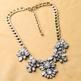 New Styles Collares Fashion Jewelry Resin Stone Antique Bib Statement Necklace