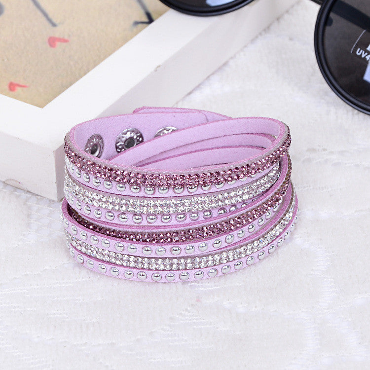 New Unisex Multilayer Leather Bracelet Christmas Gift Charm Bracelets Vintage Jewelry For Women Pulsera