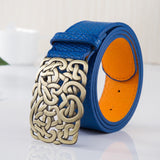 New arrival Top quality PU leather women belt fashion brand metal buckle designer belts for women