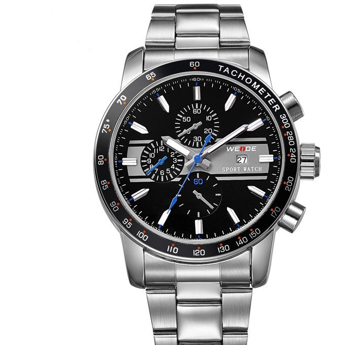 Newest WEIDE Unique Men's Wristwatch Military Watches Analog-Complete Calendar Display Japan Miyota Quartz Watch 30m Waterproof