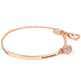 OL Style CZ Rose Gold Plated Ball Fashion Party Charm Bracelets & Bangles Jewelry Wholesale Top Quality 