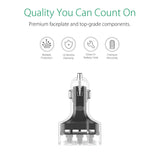 Quick Charge 2.0 Universal USB Fast Car Charger Adapter 35W For Mobile Phones iPhone Samsung Tablet PC 12V/24V