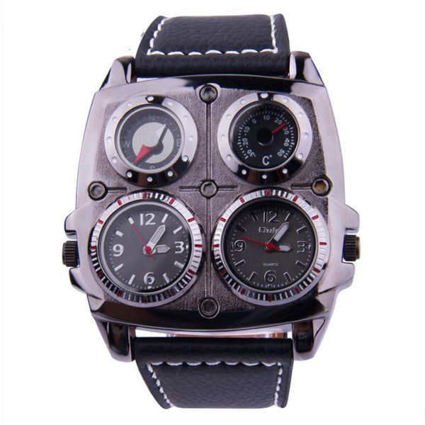 Army Military Watch Multiple Time Zone Thermometer Compass Voyager Buycoolprice