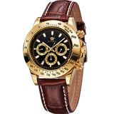 OUYAWEI Top Brand Luxury Watch Men 10 Water Resistant wristwatches,automatic-self-wind movement military weide watch