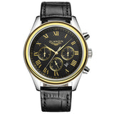 Original GUANQIN Men's Quartz Watches Men Top Brand Luxury Wristwatches Waterproof Classic Leather Strap Watch Hours Clock 