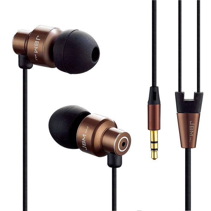 Original Stereo Bass earphone Headphones Metal handsfree Headset 3.5mm Earbuds For IPhone XIAOMI Samsung MP3 Player