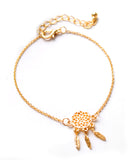 New Fashion Silver Color Dreamcatcher Charm Bracelets For Women Dream Catcher Jewelry 