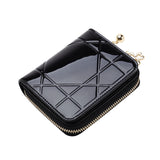 Patent Leather Women Short Wallets Ladies Small Wallet Zipper Roomy Coin Purse Female Credit Card Wallet Purses Money Bag