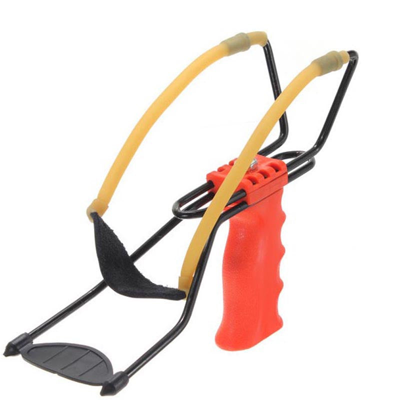 Pocket powerful catapult velocity Foldable Wrist Support Sling Shot Slingshot Outdoor Hunting Fishing Red barnett sling shot