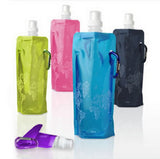 Portable folding sports water bottle/foldable water bottle 480ml