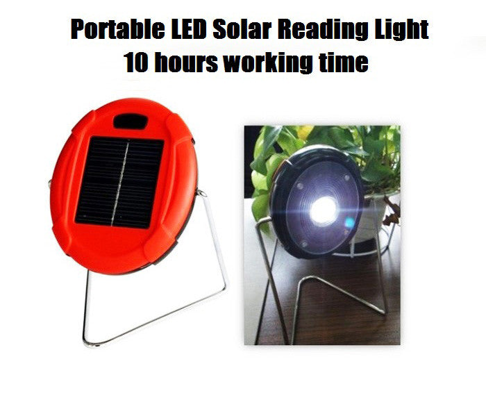 Portable LED solar reading light, Solar Camping Light, solar powered indoor light & solar desk lamp