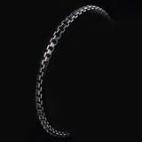 Punk 316L Stainless Steel Bracelet Men Jewelry High Quality Never Fade Hot Sale 21 cm 3mm Box Link Chain Bracelets 