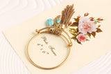 Punk Vintage Turquoise Tassel Bangle pulseras Alloy Gold Color Classic Leaf Feather Bangles Fine Jewelry
