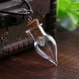 Real Plants Glass Floating Lockets Necklaces Dandelions Chain of Seeds FREE Pendant Necklace for Women Mori Girl's Wish Locket
