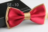 Cool Man Formal commercial bow tie male double color marriage bow ties for men candy color butterfly cravat bowtie butterflies