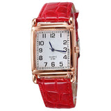Reloj Mujer Women Crocodile Leather Watch Unisex Stainless Steel Quartz Hour Clock Sport Wristwatch Lady Relogio Feminino