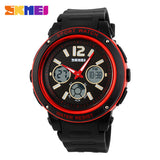 SKMEI Men Quartz Watch Women Sports Watches 3 Time Zone Digital Relogio Masculino Jelly Fashion Casual Wristwatches