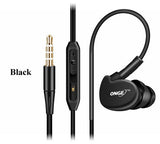 SPORTS Earphones Headphones High Quality Stereo Bass Headset With MIC 3.5mm Jack Universal Use For Iphone Samsung Android Phones