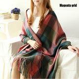 Scarf Women Winter Cachecol Women European And American Style Winter Light Fringe Scarves Long Shawl Tassel Cashmere