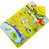 Scolour Kids Baby Farm Animal Musical Touch Play Singing Gym Carpet Mat Toy Gift