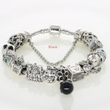 Silver Original Charm Bracelets Official Design Beads For New Year Jewelry Gifts Fit Women's Fashion Charmed Bracelets 