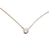 Simple gold plated zircon short necklace women necklaces pendants fashion jewelry