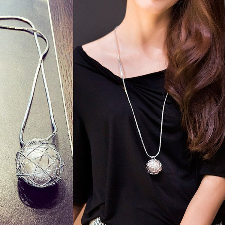 Simple Chain Modern Girl New Long Necklace Women Pendants Fashion Jewelry Cute Gift