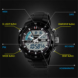 Skmei Brand sports watches Mens Relojes LED Digital Watch Shock Resistant Fashion Casual Quartz Army Military men Wristwatch