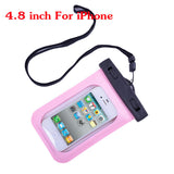 Waterproof Case 4.8 Inch For iPhone Water proof Bag 5.7 Inch for Samsung galaxy Note Underwater Pouch PVC cover Diving Case