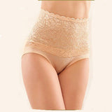 Women modal high waist Sexy lace belly in Carry buttock briefs underwear