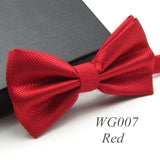 Solid Fashion Bowties Groom Men Colourful Plaid Cravat gravata Male Marriage Butterfly Wedding Bow ties