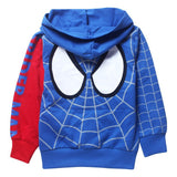 Spring Autumn Children's Coat boys Spiderman embroidered hoodie jackets Kids cartoon Clothes baby outerwear