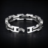 Stainless Steel Bracelets & Bangles Male Jewelry Fashion Punk 213m Length Bracelets For Men