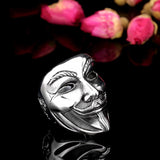 Stainless Steel Ring 2016 New V for Vendetta V Mask Ring Jewelry