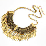 Statement Maxi Necklaces & Pendants Bijoux Collier Femme For Women Collar 2016 Mujer Fashion Vintage Gold Choker Jewelry Colar