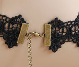 Statement necklaces Gothic jewelry vintage lace necklaces & pendants false collar women accessories choker necklace 