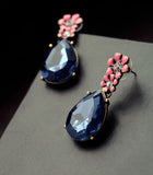 Statement Jewelry Fashion Classic Blue Resin Water Drop Earrings 