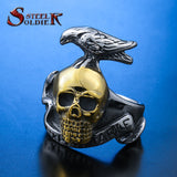 Steel soldier New Arrival! Stainless Steel the Expendables Ring For Men Wholesale Exclusive Sale Men's Jewelry