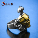Steel soldier New Arrival! Stainless Steel the Expendables Ring For Men Wholesale Exclusive Sale Men's Jewelry
