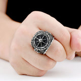 Steel soldier stainless steel anchor ring jewelry titanium steel men punk ring popular hot sale ring