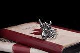 Steel soldier Stainless Steel goat Ring New men vintage Jewelry 