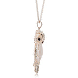 Stylish Gallant Sparkling Owl Crystal Charming Flossy Necklaces & Pendants Necklace For Women 