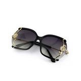 Stylish large Butterfly Sunglasses for women brand designer eyewear metal Flower Frame 7 colour oculos de sol feminino 