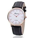 Super Thin Platimum Women Gentleman Wristwatch Casual watch Luxury genuine Leather Men Quartz watch 2015 New Fashion Clock Hour