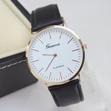 Super Thin Platimum Women Gentleman Wristwatch Casual watch Luxury genuine Leather Men Quartz watch 2015 New Fashion Clock Hour
